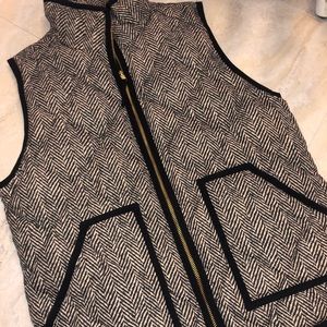 J. Crew herringbone vest